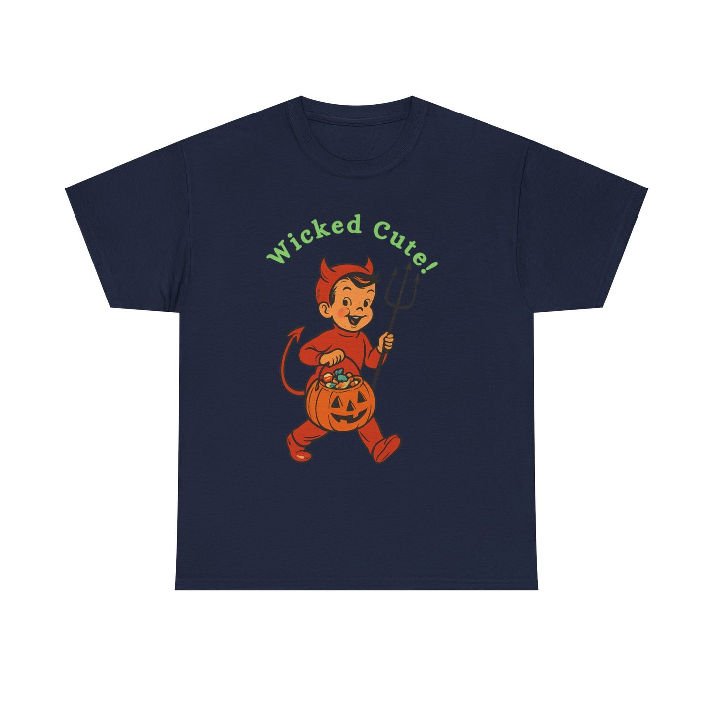 Wicked Cute Little Devil ,Halloween Tee, Unisex tee, Spooky Season Apparel, Cute Devil T-Shirt, Trick or Treat Top, Halloween Costume