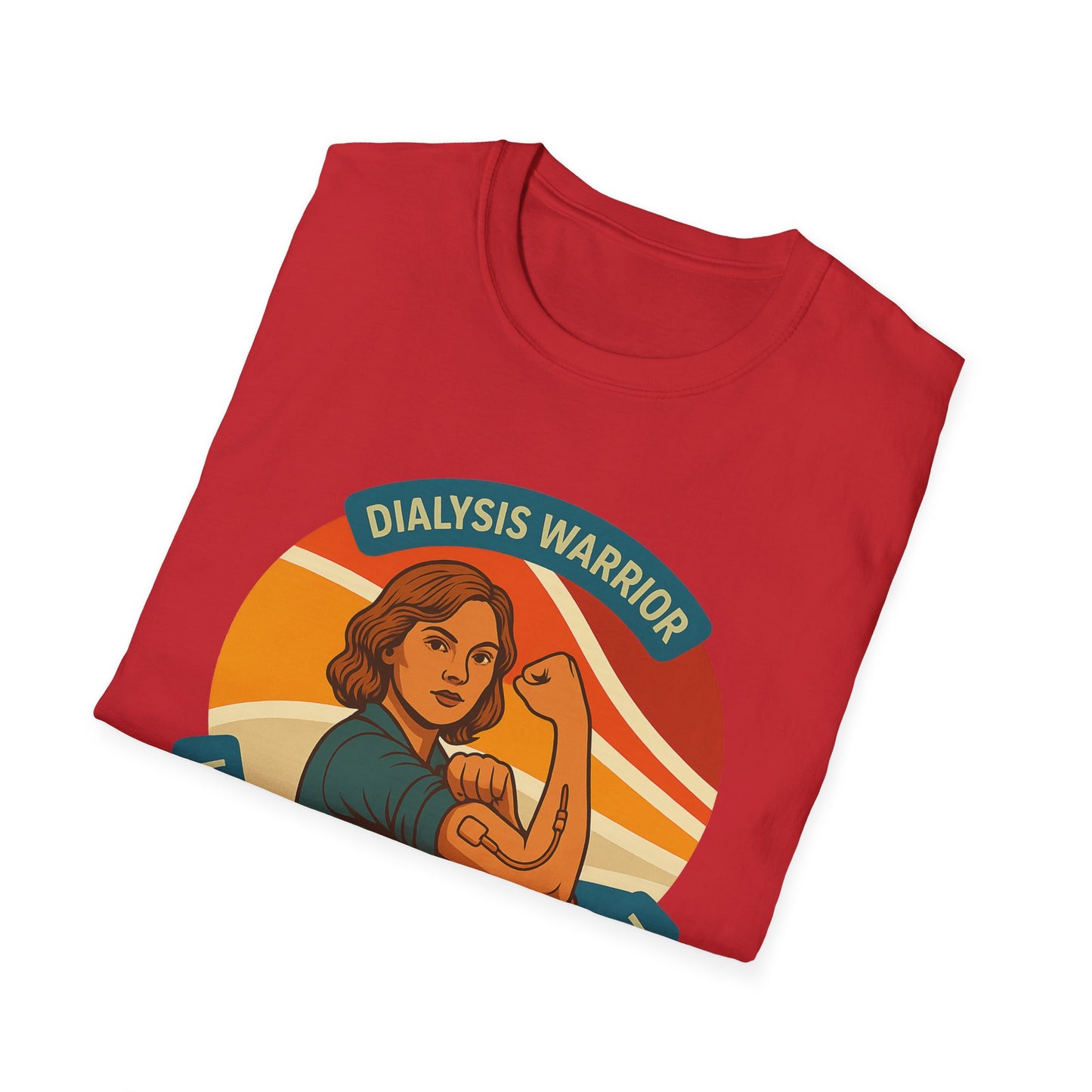 Dialysis Warriors Unisex T-Shirt, Keeping Hope in Circulation, Moonwoven by Luna, Awareness Apparel for Fighters, Chronic Illness Support