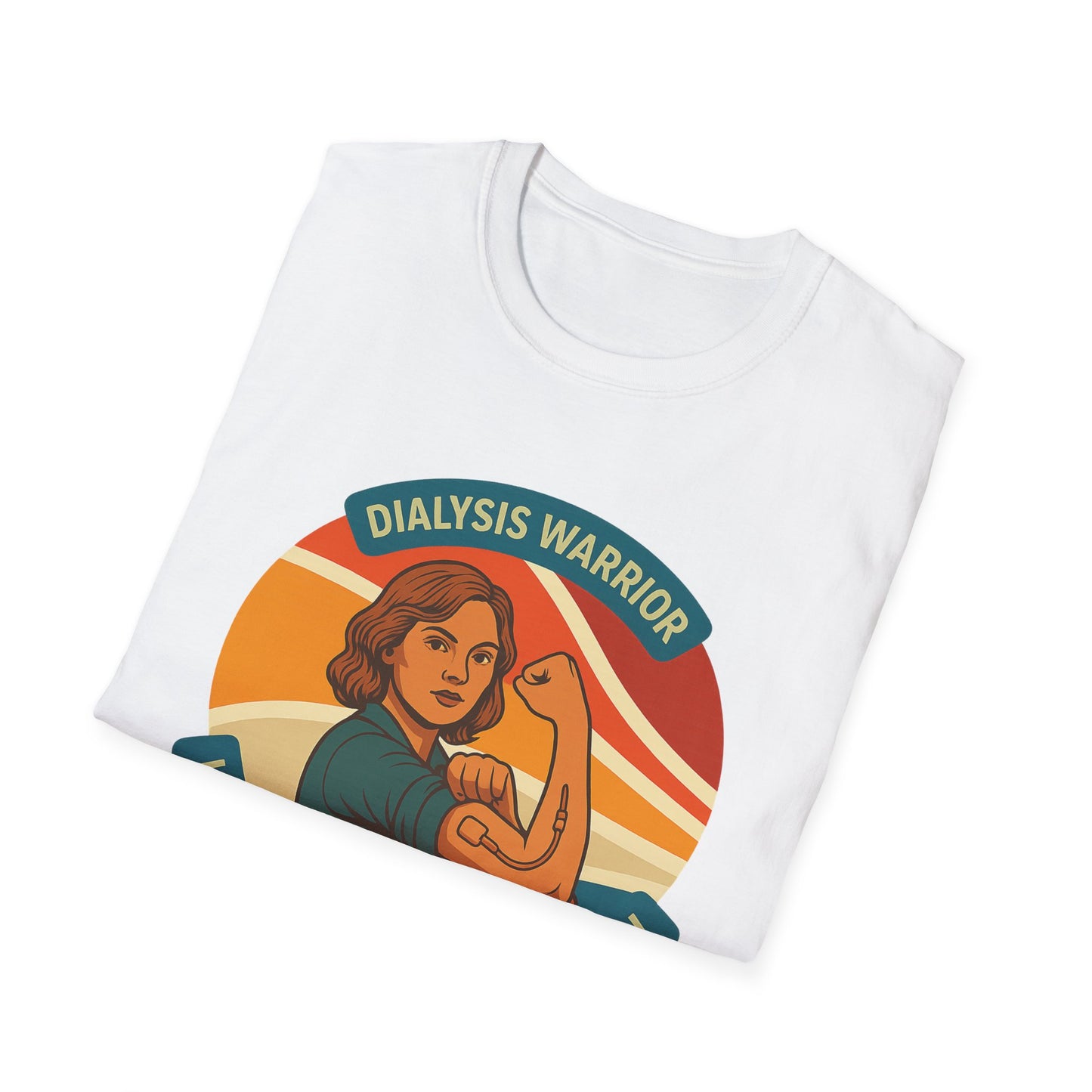 Dialysis Warriors Unisex T-Shirt, Keeping Hope in Circulation, Moonwoven by Luna, Awareness Apparel for Fighters, Chronic Illness Support