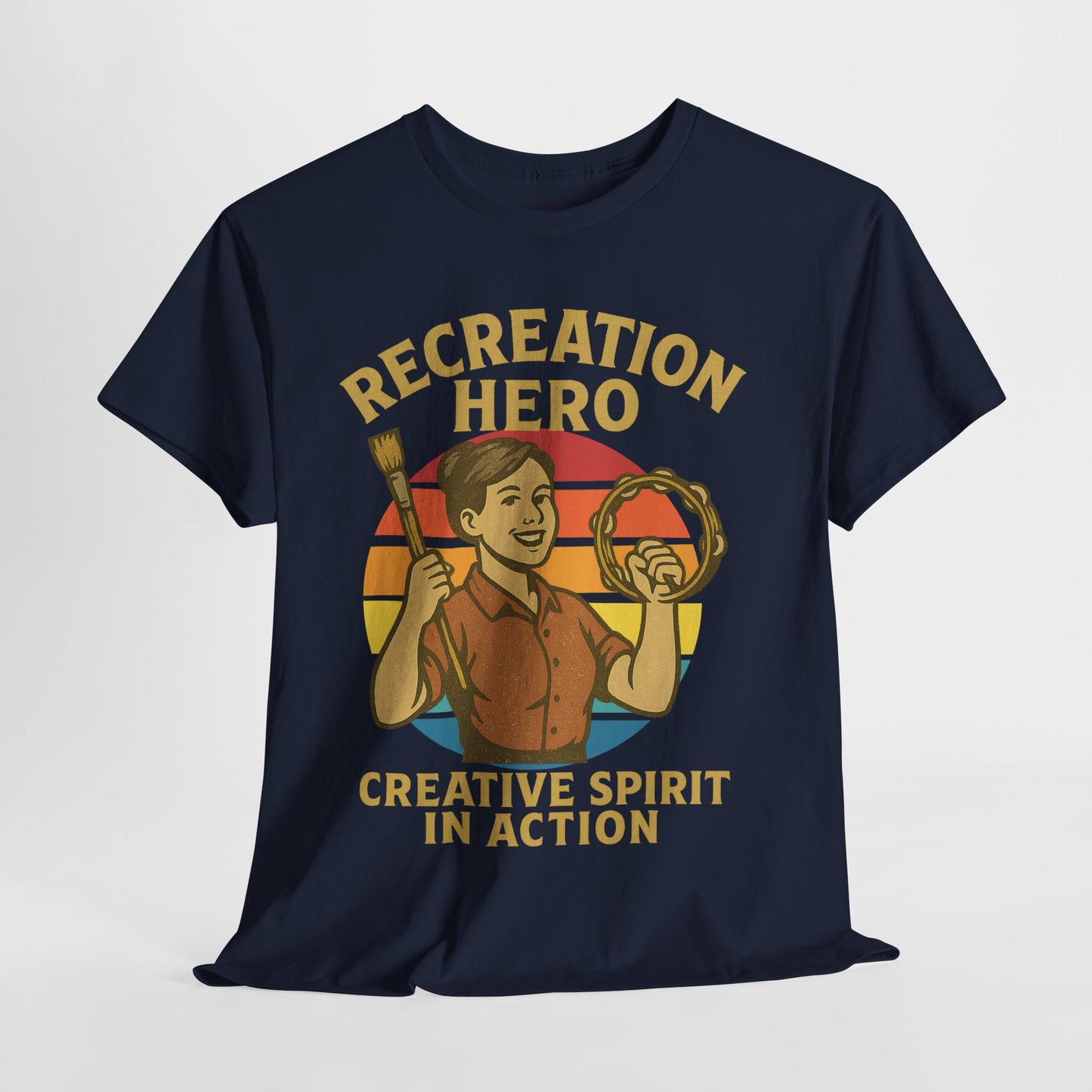 T-Shirt Recreation Hero Unisex Heavy Cotton Tee by Moonwoven by Luna