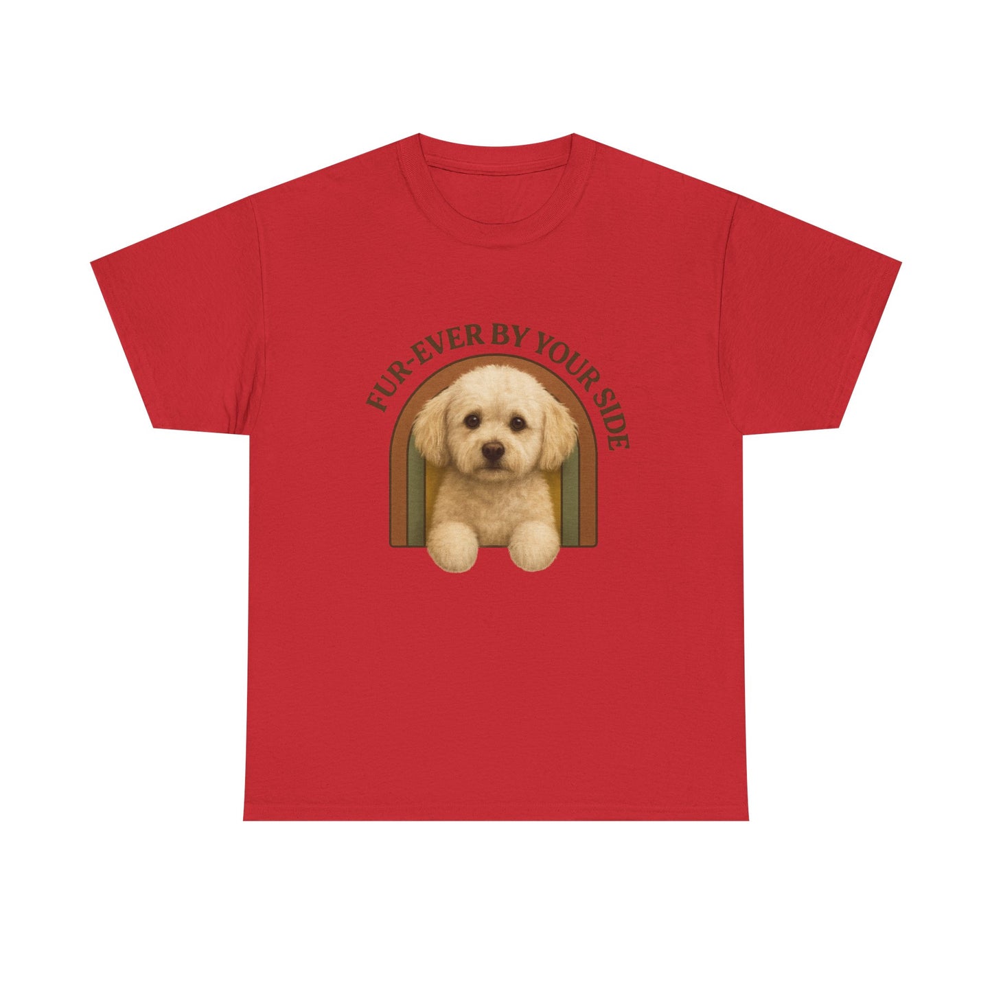Multi-poo,Lover Tee, Furever By Your Side Shirt, Cute Pet T-Shirt, Gift for Dog Owners, Unisex Cotton Tee