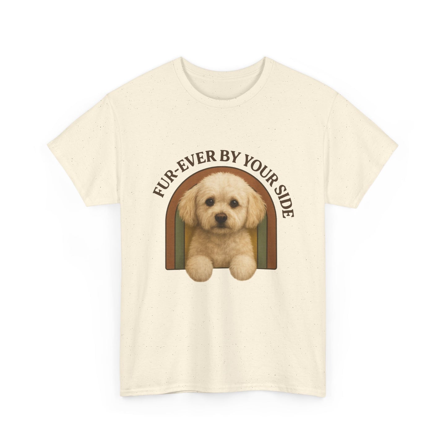 Multi-poo,Lover Tee, Furever By Your Side Shirt, Cute Pet T-Shirt, Gift for Dog Owners, Unisex Cotton Tee