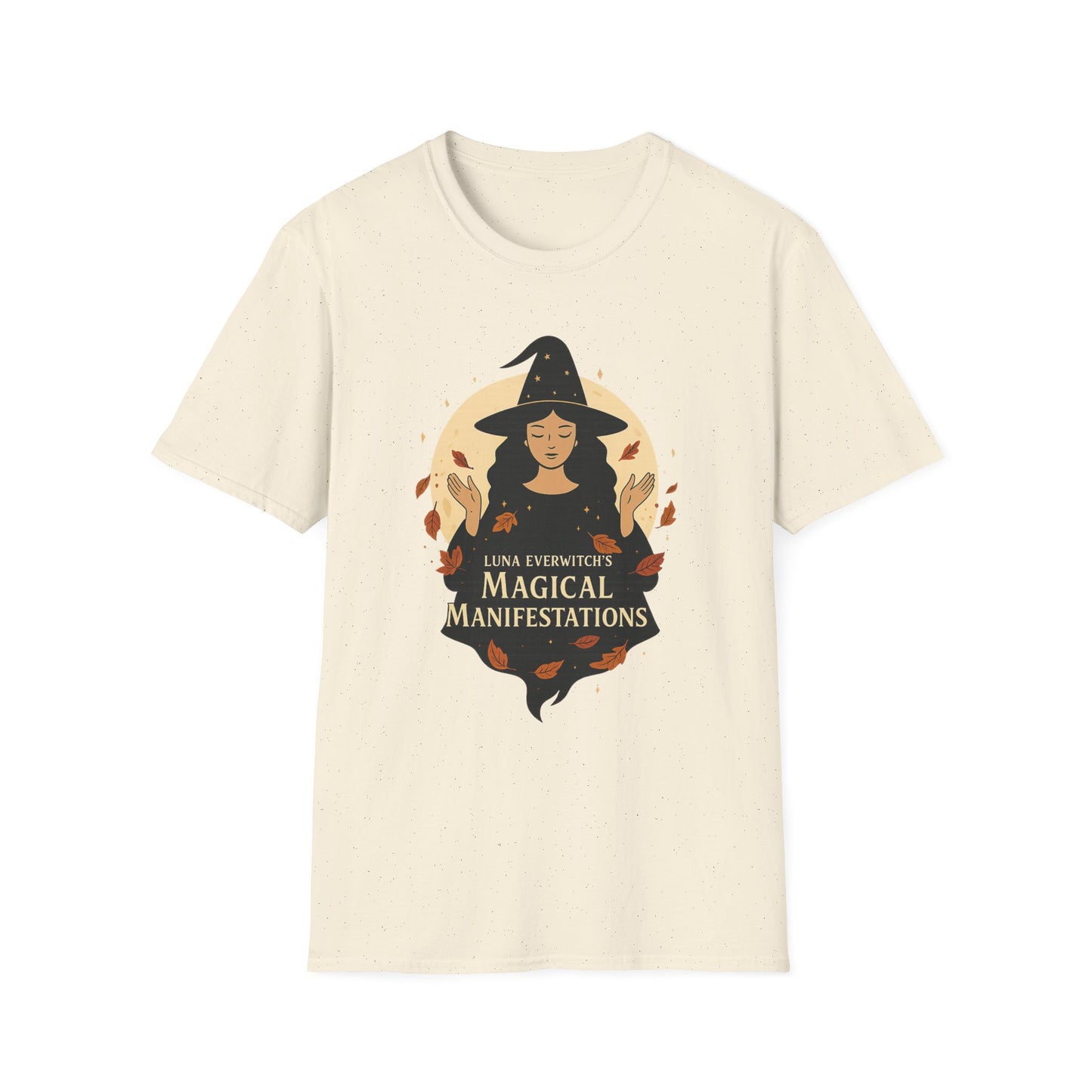 Magical Manifestations T-Shirt, Witchy Tee for Spiritual Vibes, Fall Fashion, Halloween Costume, Gift for Witches, Unisex Softstyle Top