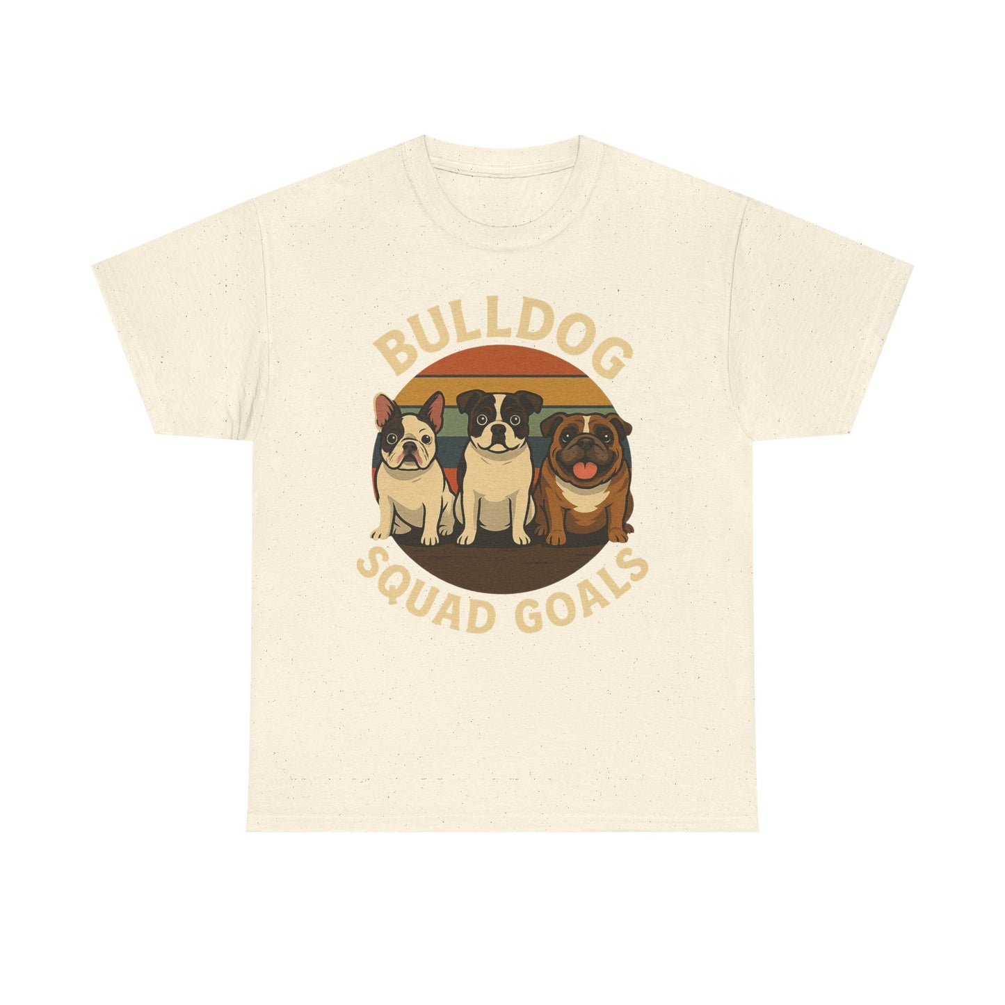 Bulldog Squad Goals Tee, Funny Pet Lovers Shirt, Unisex Cotton Tee, Dog Lover Gift, Bulldog Appreciation T-Shirt