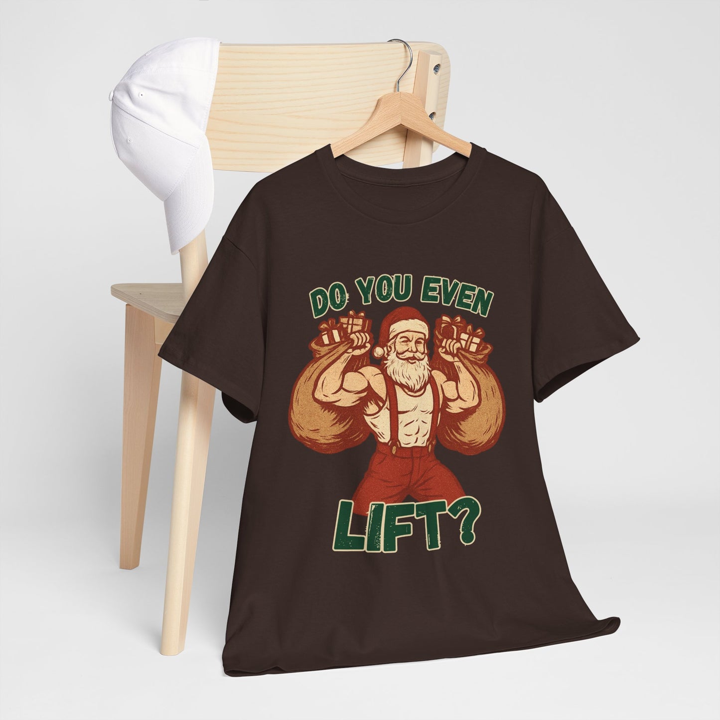 Santa Claus Do you even Lift? Body builders christmas shirt