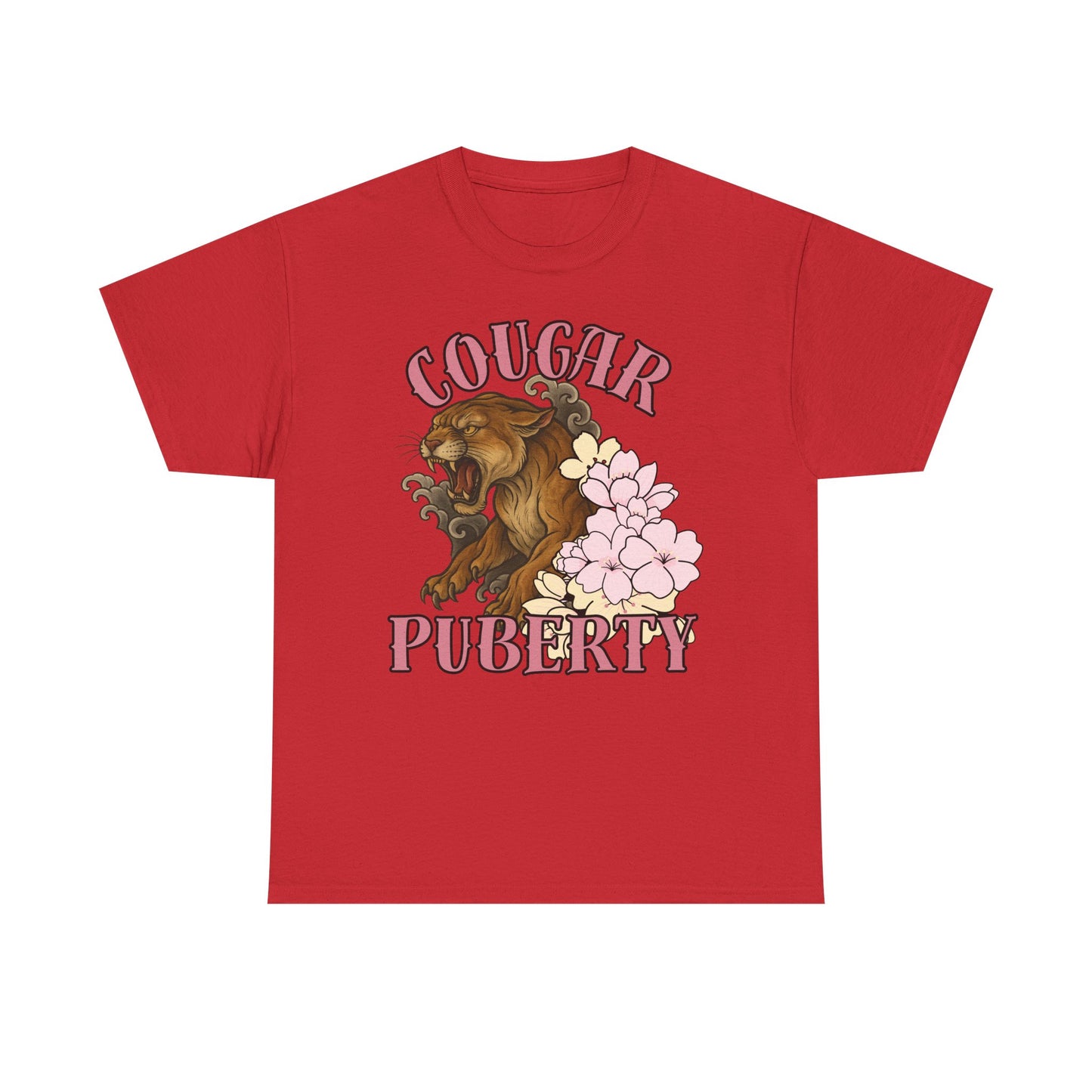 Menopause t-shirt, Cougar Puberty Unisex Tee