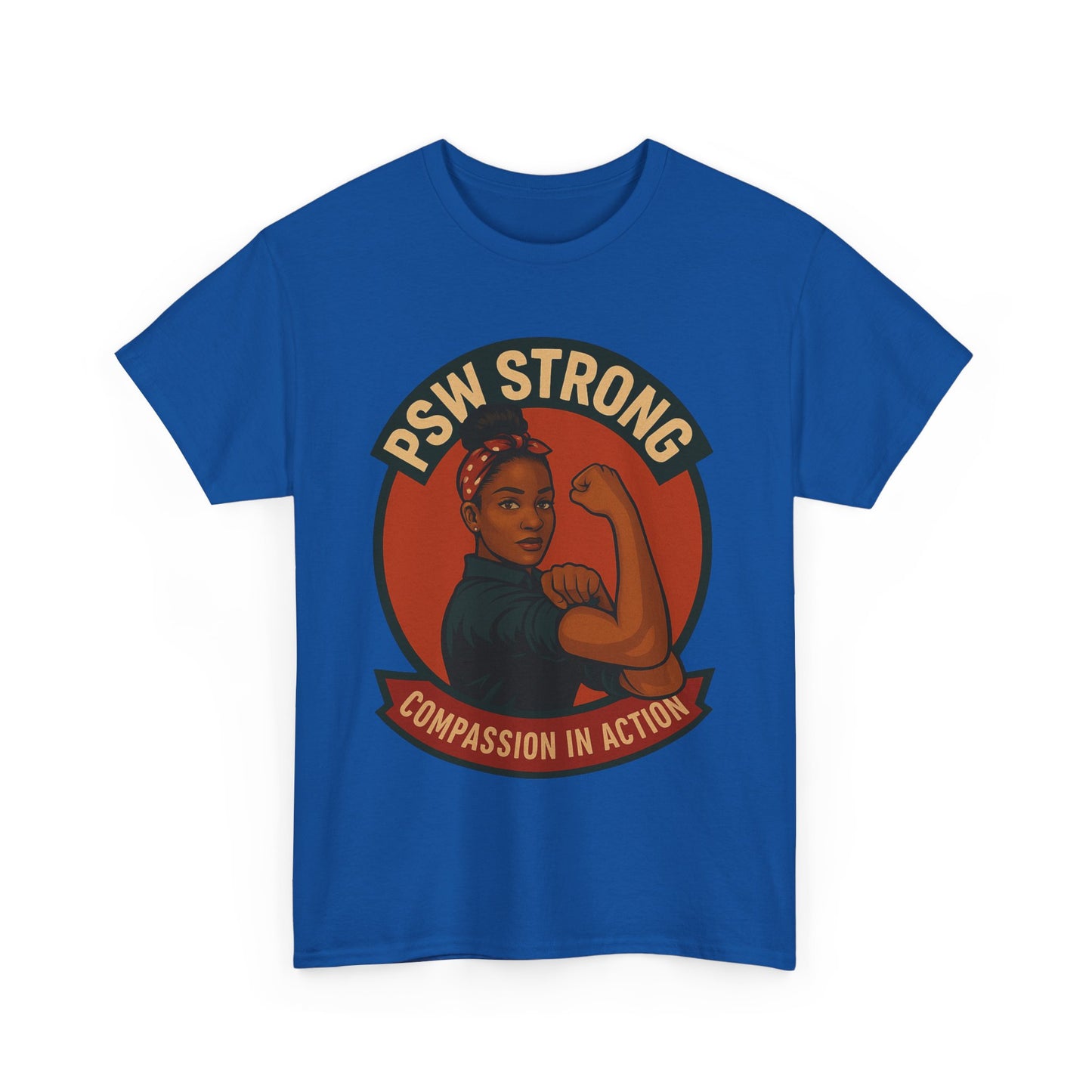 Empowering PSW Strong Tee - Compassion in Action, Gift for Healthcare Workers, Motivational T-Shirt, Supportive Apparel, Inspirational Top