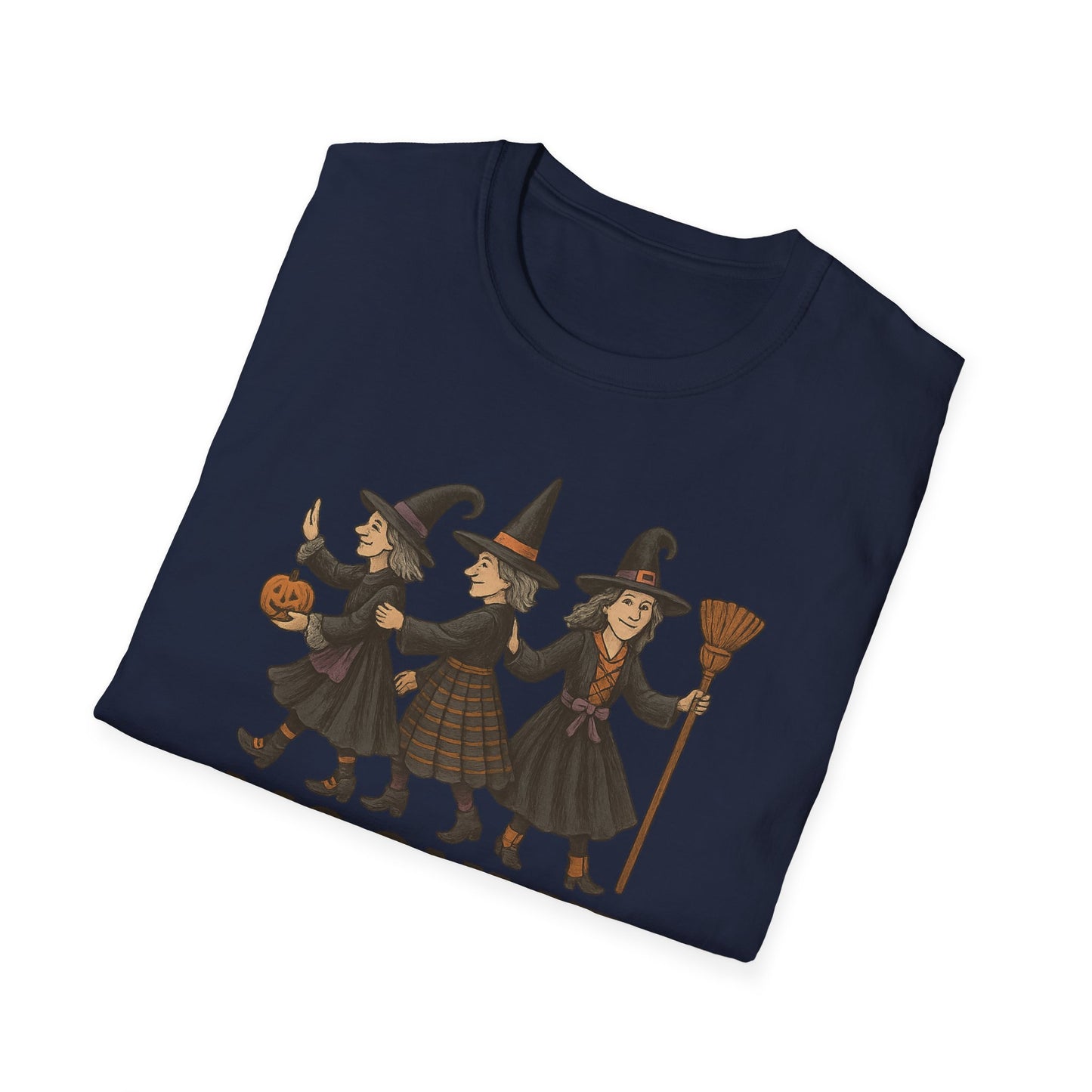 Moonlit Mischief Makers T-Shirt | Halloween, Witch Costume Tee, Unisex Graphic Shirt, Cute Halloween Outfit, Fall Fashion