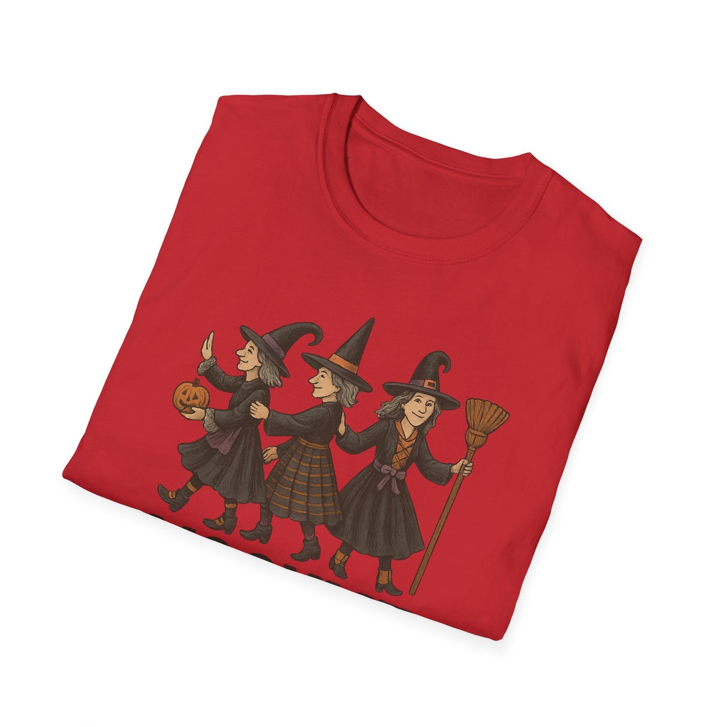 Moonlit Mischief Makers T-Shirt | Halloween, Witch Costume Tee, Unisex Graphic Shirt, Cute Halloween Outfit, Fall Fashion