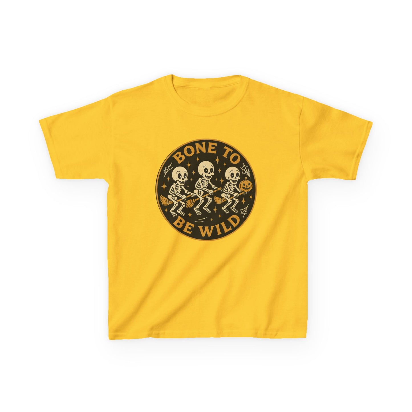 Kids Halloween Skeleton Tee - Bone to Be Wild, Fun T-Shirt for Kids, Halloween Costume Top, Spooky Party Wear, Kids Gift