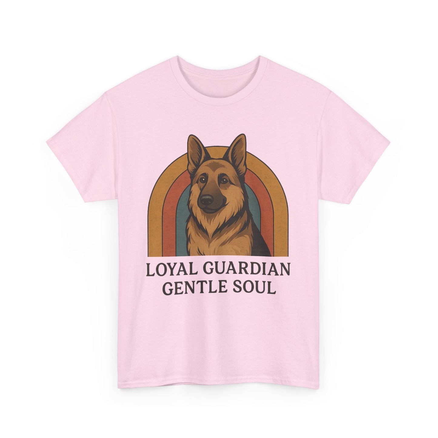 German Shepherd, Loyal Guardian Tee - Unisex Heavy Cotton Shirt, Perfect for Dog Lovers, Animal Lovers, Casual Wear