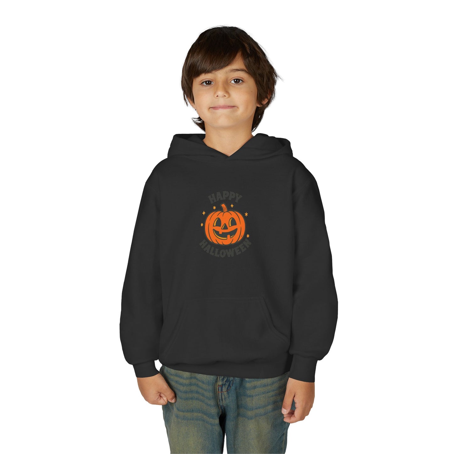 Vintage Pumpkin Halloween Hoodie, Black and Orange School Day Sweatshirt, Fall Festival Jumper, Kids Trick or Treat Pullover, Spooky Autumn