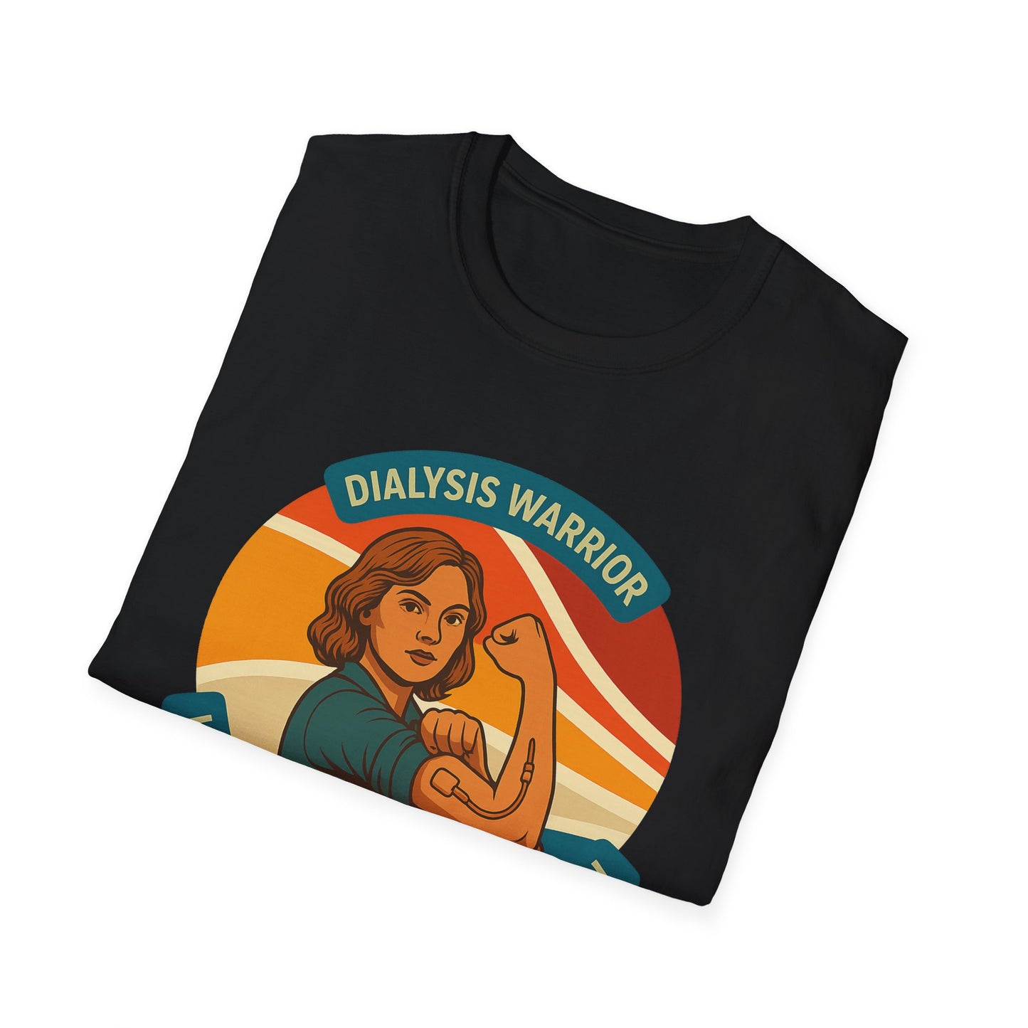 Dialysis Warriors Unisex T-Shirt, Keeping Hope in Circulation, Moonwoven by Luna, Awareness Apparel for Fighters, Chronic Illness Support