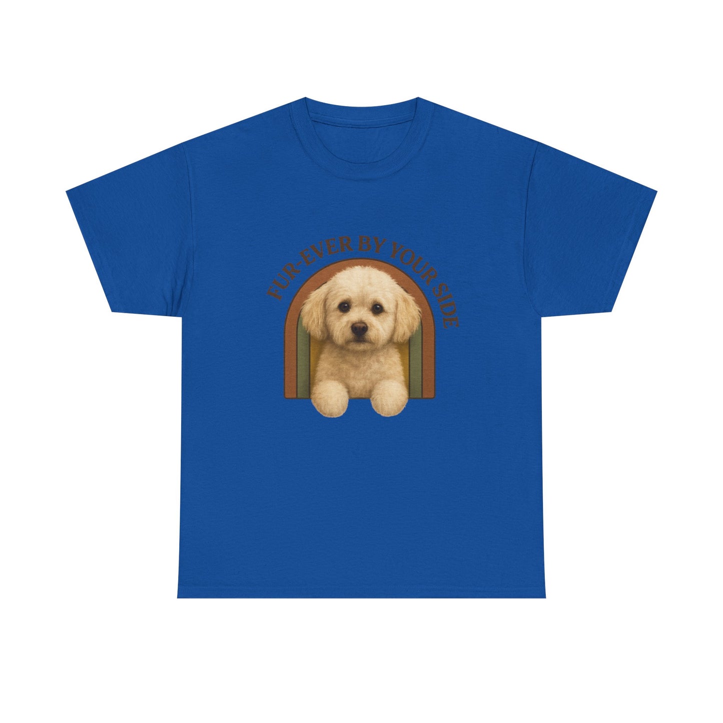 Multi-poo,Lover Tee, Furever By Your Side Shirt, Cute Pet T-Shirt, Gift for Dog Owners, Unisex Cotton Tee