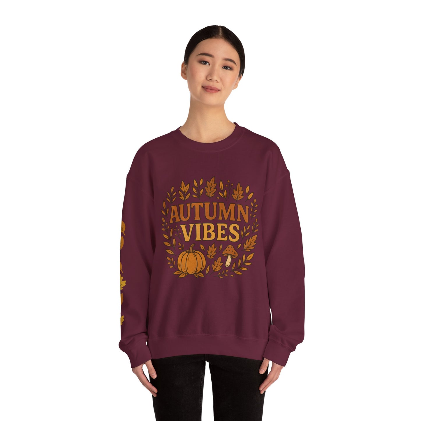 AutumnVibes. Cozy Autumn Crewneck Sweatshirt