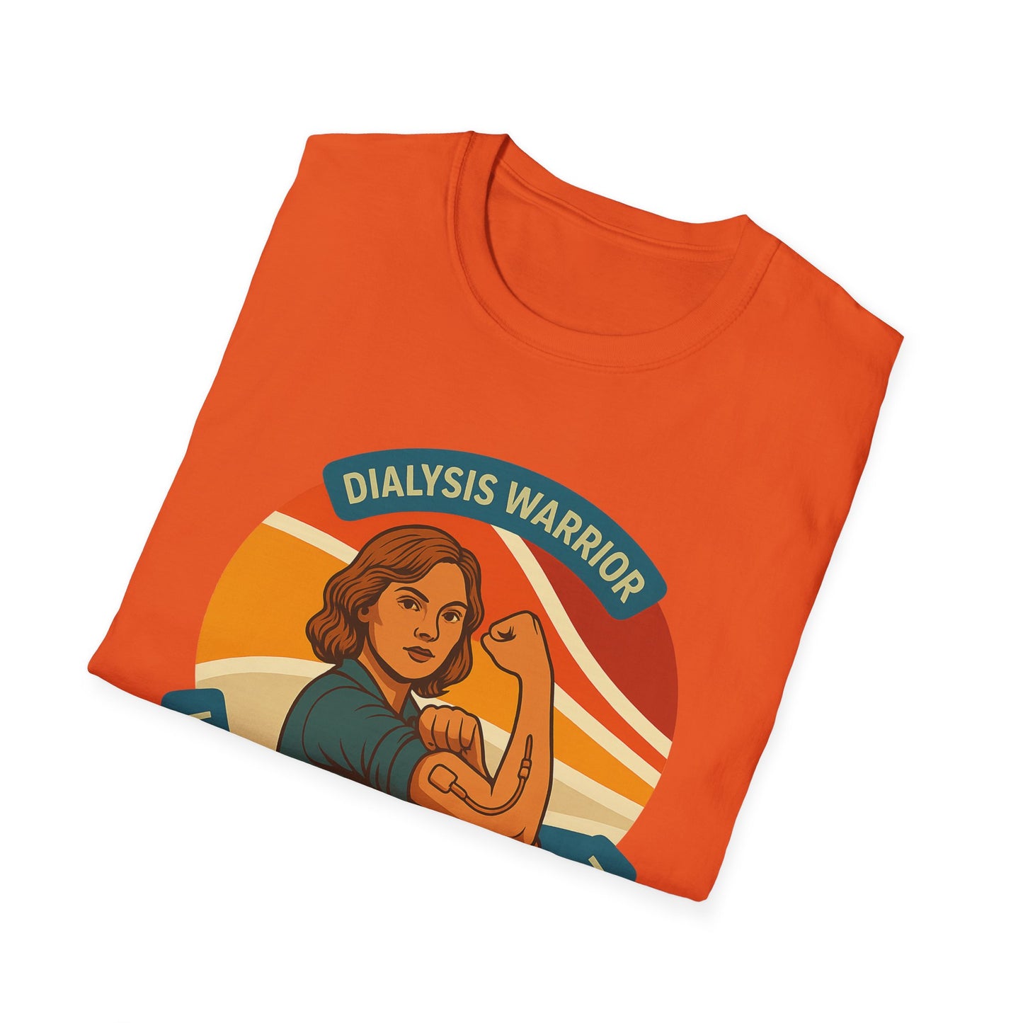 Dialysis Warriors Unisex T-Shirt, Keeping Hope in Circulation, Moonwoven by Luna, Awareness Apparel for Fighters, Chronic Illness Support