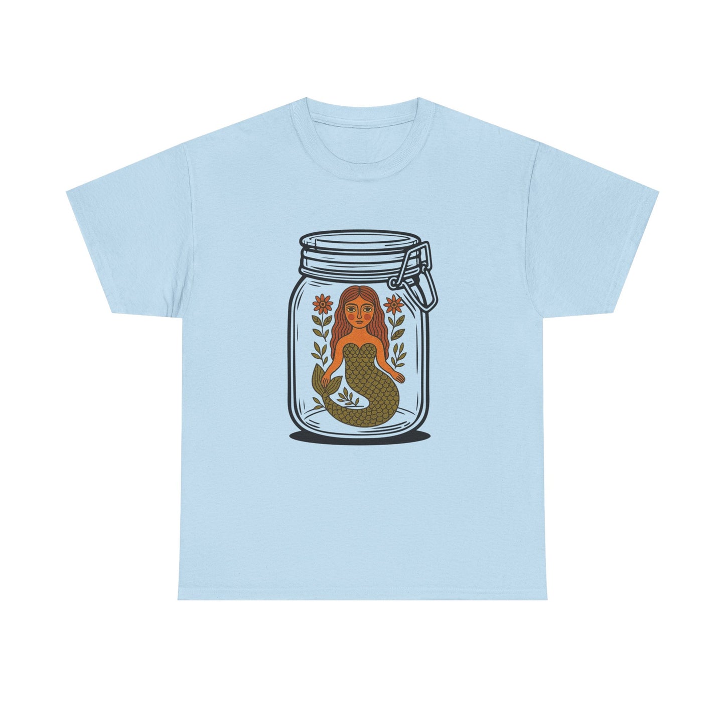 Whimsical Mermaid in a Jar t-shirt