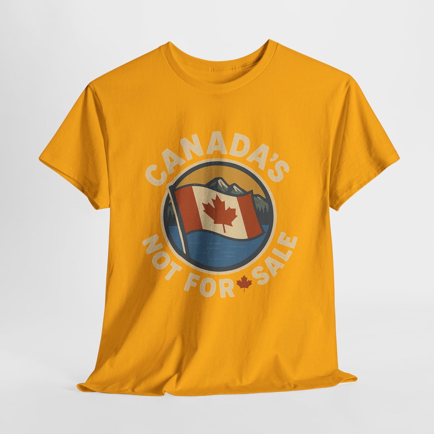 Canada's Not for Sale T-Shirt, Unisex Heavy Cotton Tee, Canadian Pride Top, Gift for Travelers, National Day Apparel, Vintage Canada Shirt