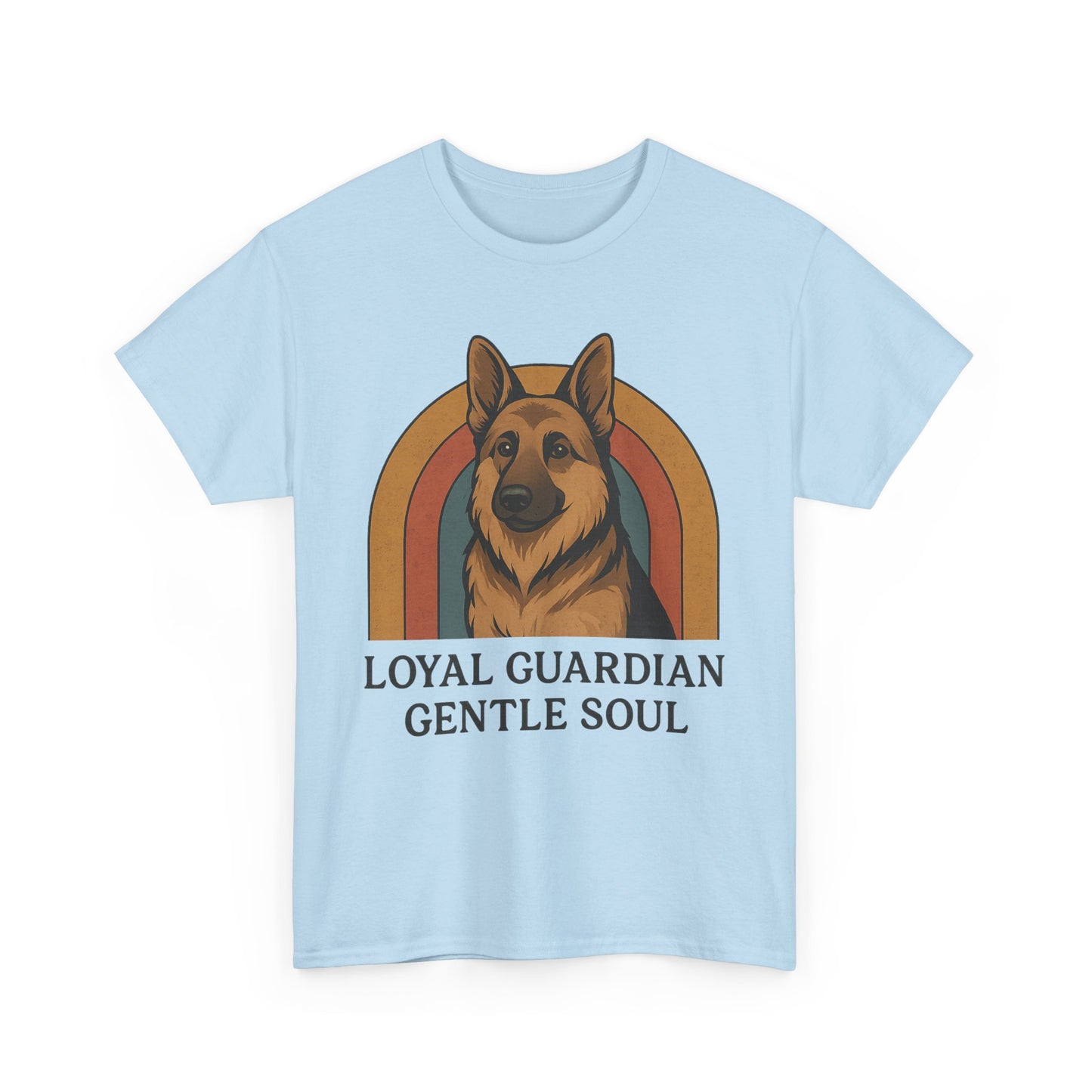 German Shepherd, Loyal Guardian Tee - Unisex Heavy Cotton Shirt, Perfect for Dog Lovers, Animal Lovers, Casual Wear