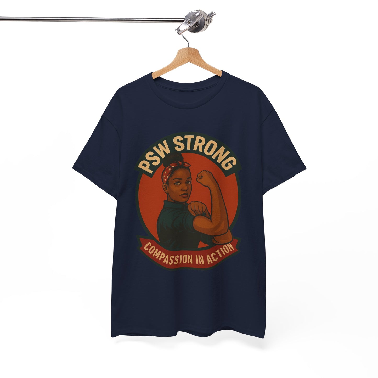 Empowering PSW Strong Tee - Compassion in Action, Gift for Healthcare Workers, Motivational T-Shirt, Supportive Apparel, Inspirational Top