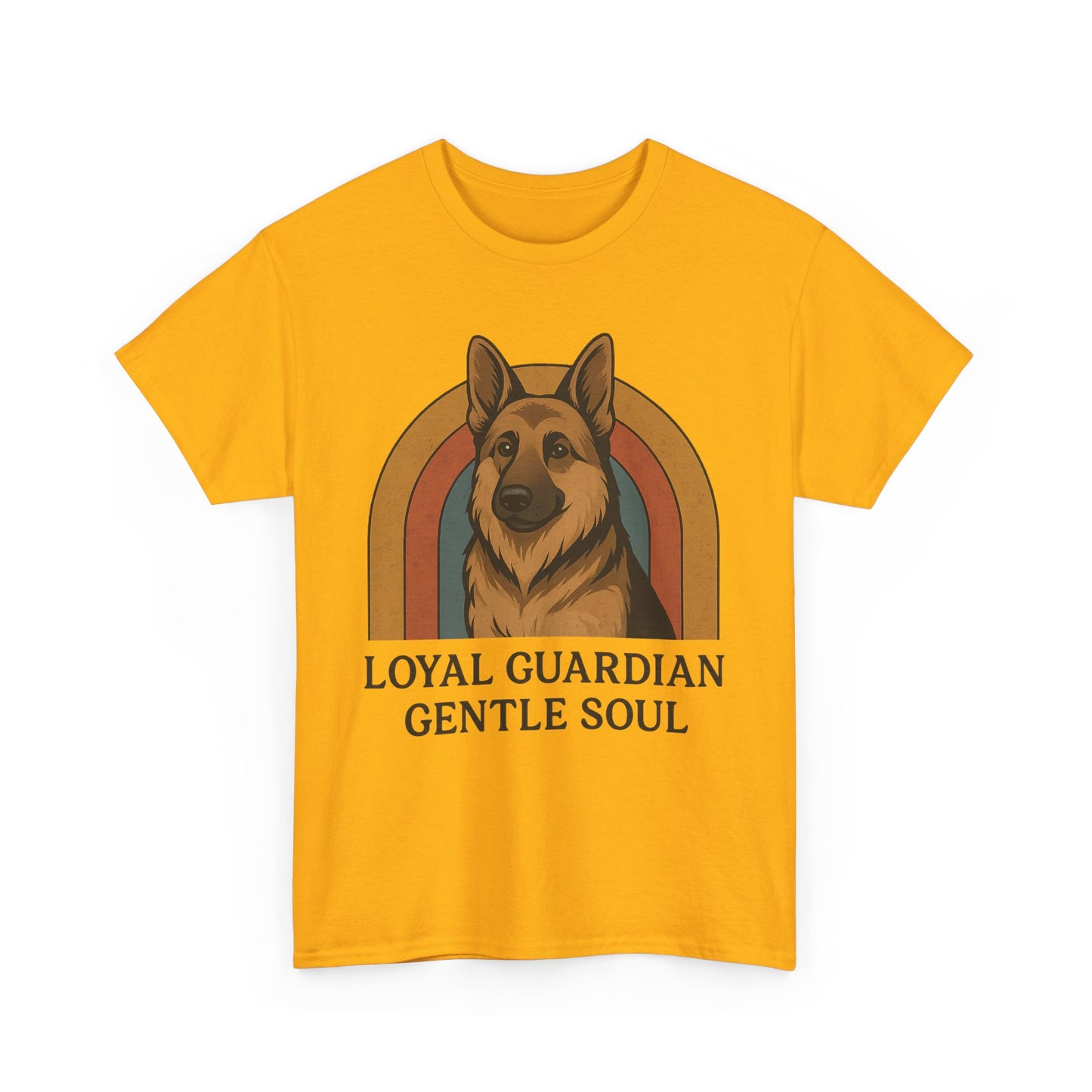 German Shepherd, Loyal Guardian Tee - Unisex Heavy Cotton Shirt, Perfect for Dog Lovers, Animal Lovers, Casual Wear