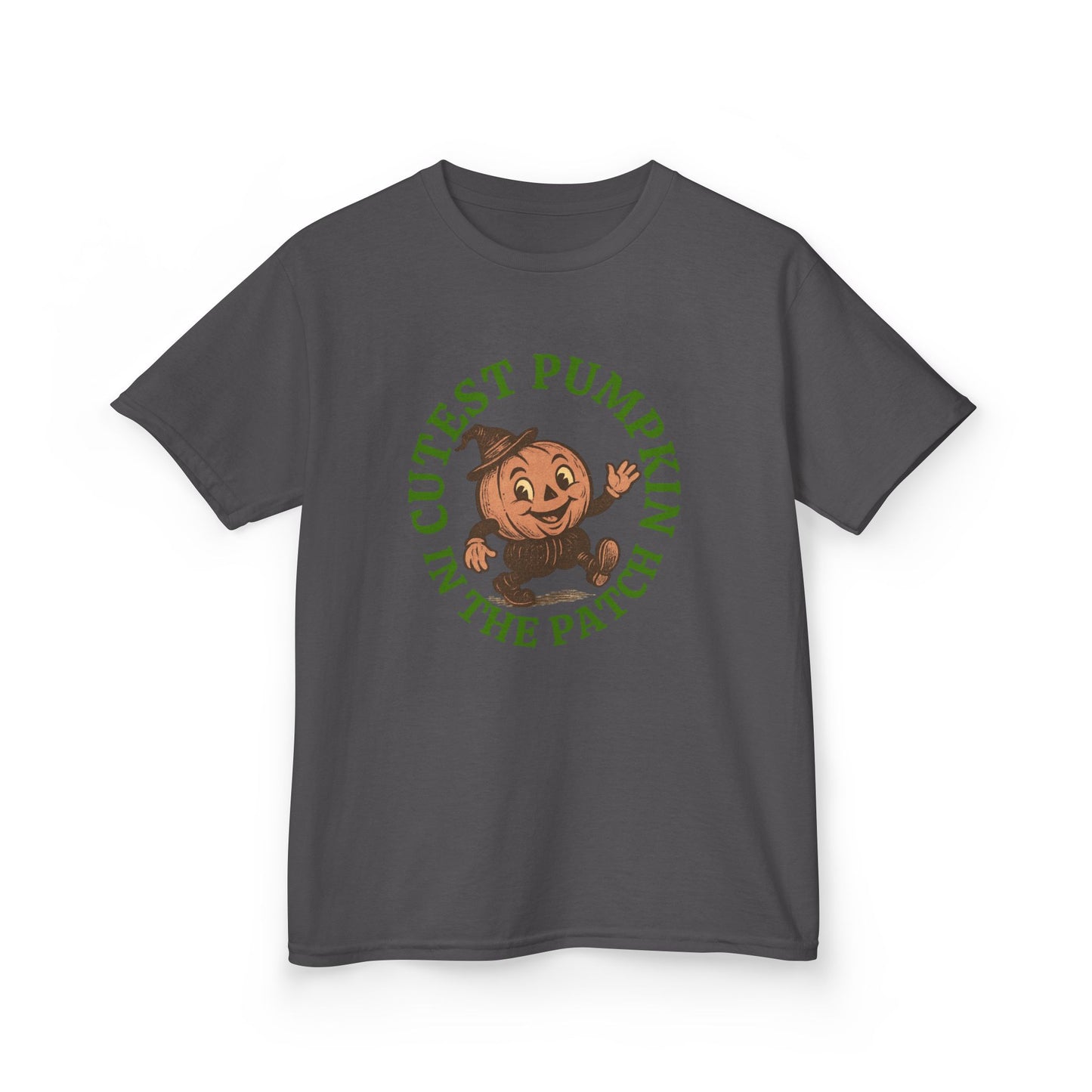 Cutest Pumpkin in the Patch Halloween Tee , Vintage Style Jack-o'-Lantern Shirt for Kids & Adults ,Retro Fall T-Shirt