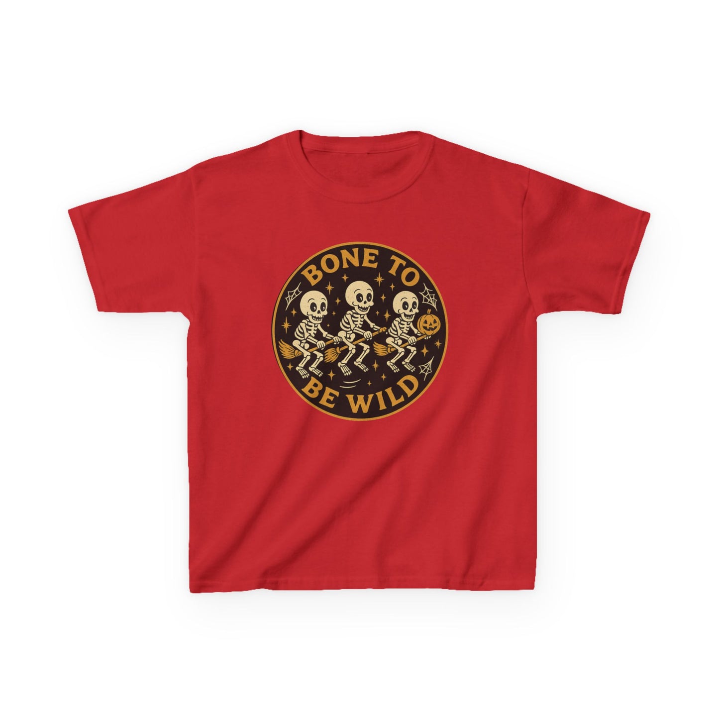Kids Halloween Skeleton Tee - Bone to Be Wild, Fun T-Shirt for Kids, Halloween Costume Top, Spooky Party Wear, Kids Gift