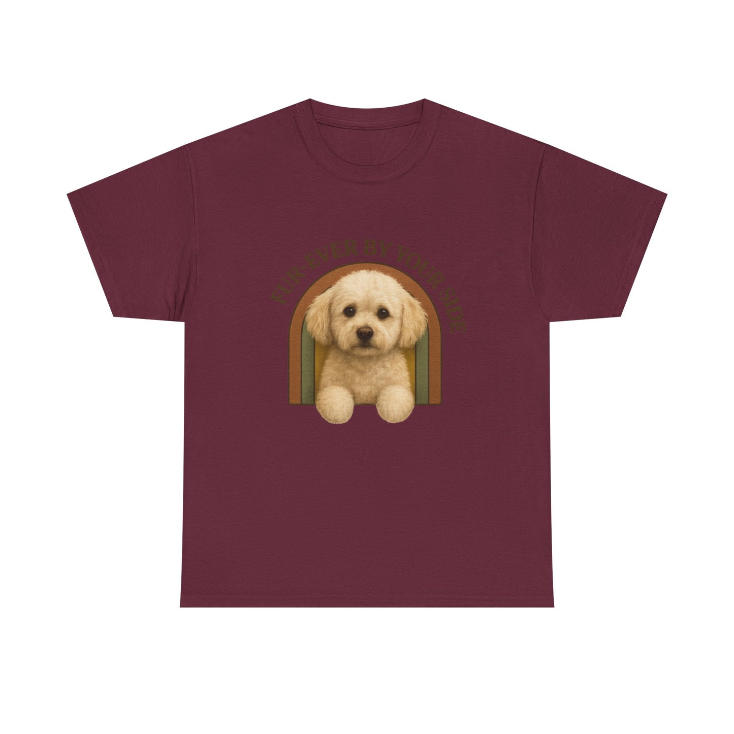 Multi-poo,Lover Tee, Furever By Your Side Shirt, Cute Pet T-Shirt, Gift for Dog Owners, Unisex Cotton Tee