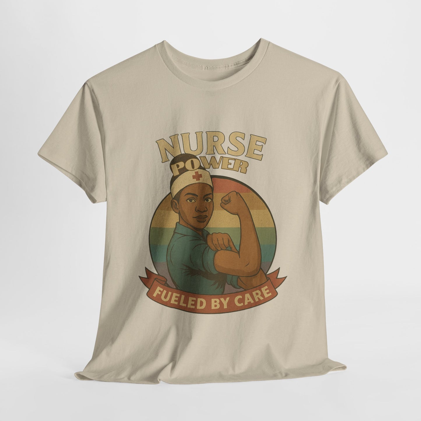 Nurse Power Unisex Tee - Fueled by Care Design