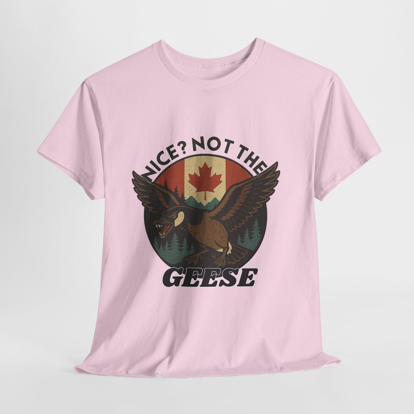 Vintage Goose Graphic Tee, Funny Animal T-Shirt, Unisex Casual Wear, Gift for Nature Lovers, Unique Outdoor Apparel, Canada Theme