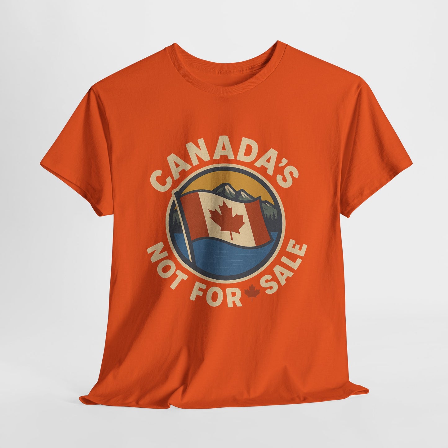 Canada's Not for Sale T-Shirt, Unisex Heavy Cotton Tee, Canadian Pride Top, Gift for Travelers, National Day Apparel, Vintage Canada Shirt