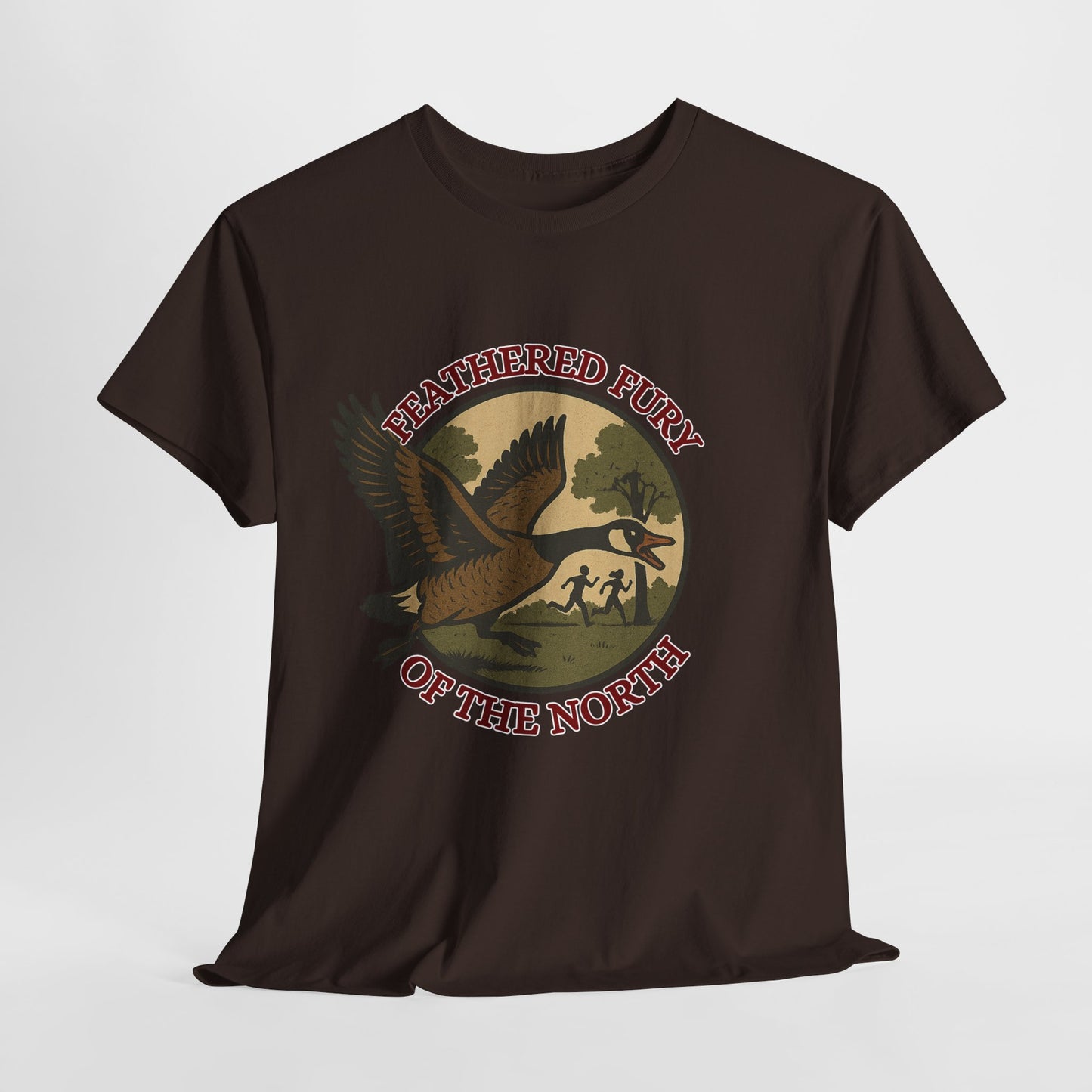 Feathered Fury of the North T-Shirt, Nature Lover Tee, Unisex Cotton Shirt, Outdoor Adventure Wear, Wildlife Enthusiast Gift