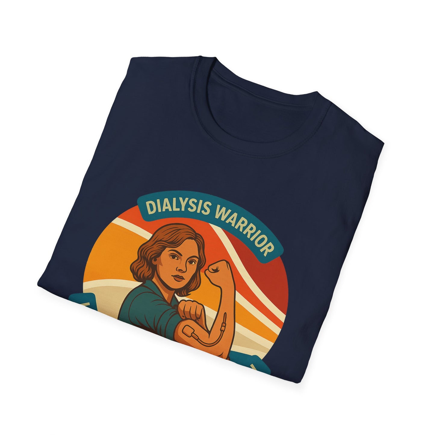 Dialysis Warriors Unisex T-Shirt, Keeping Hope in Circulation, Moonwoven by Luna, Awareness Apparel for Fighters, Chronic Illness Support