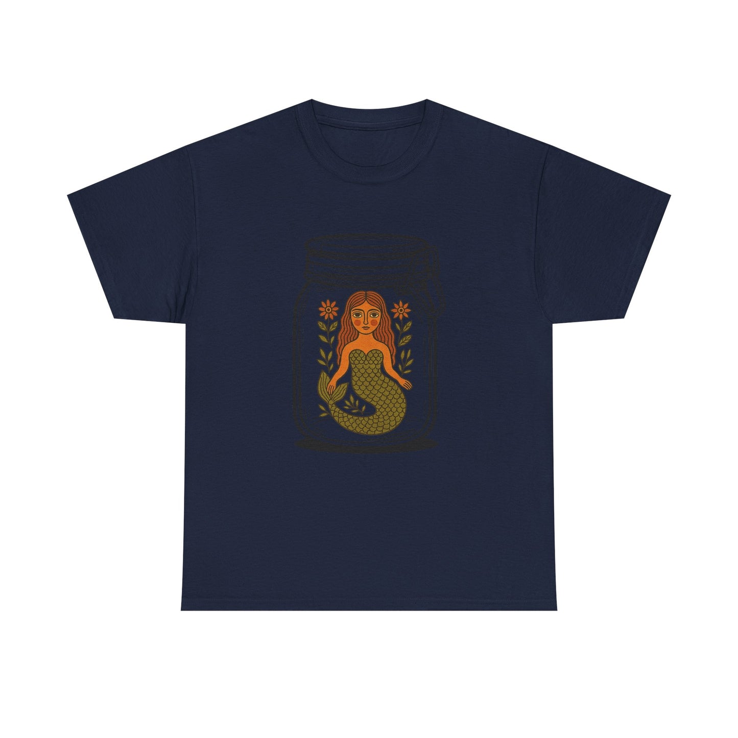 Whimsical Mermaid in a Jar t-shirt