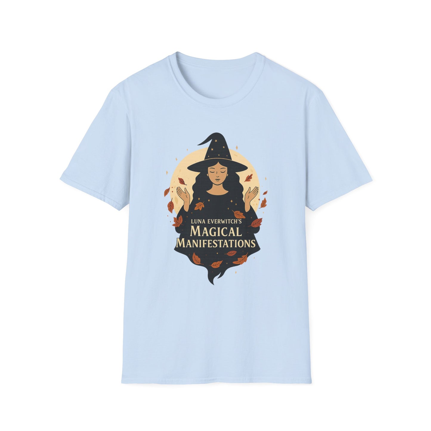 Magical Manifestations T-Shirt, Witchy Tee for Spiritual Vibes, Fall Fashion, Halloween Costume, Gift for Witches, Unisex Softstyle Top