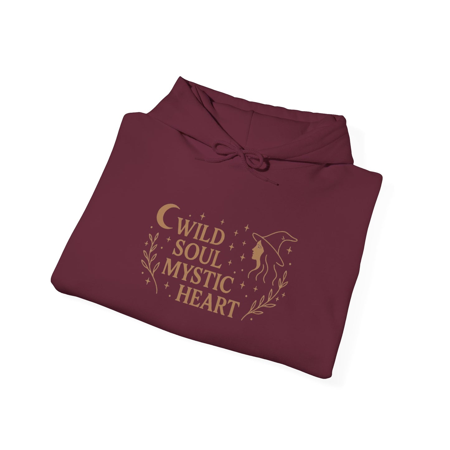 Wild Soul Mystic Heart , Boho Unisex Hoodie
