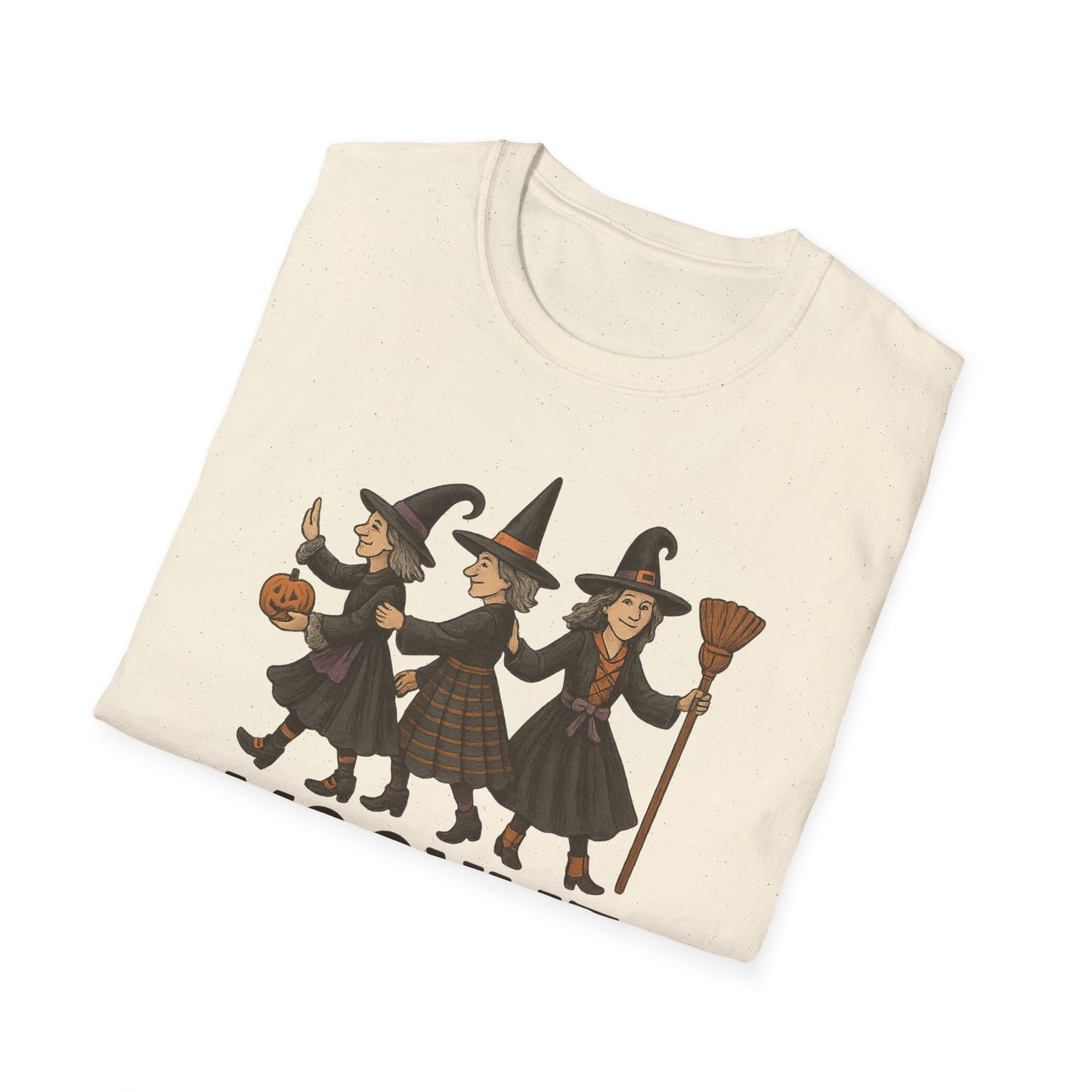 Moonlit Mischief Makers T-Shirt | Halloween, Witch Costume Tee, Unisex Graphic Shirt, Cute Halloween Outfit, Fall Fashion