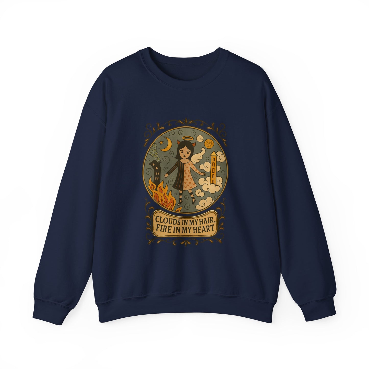 Clouds in my hair Unisex Sweatshirt