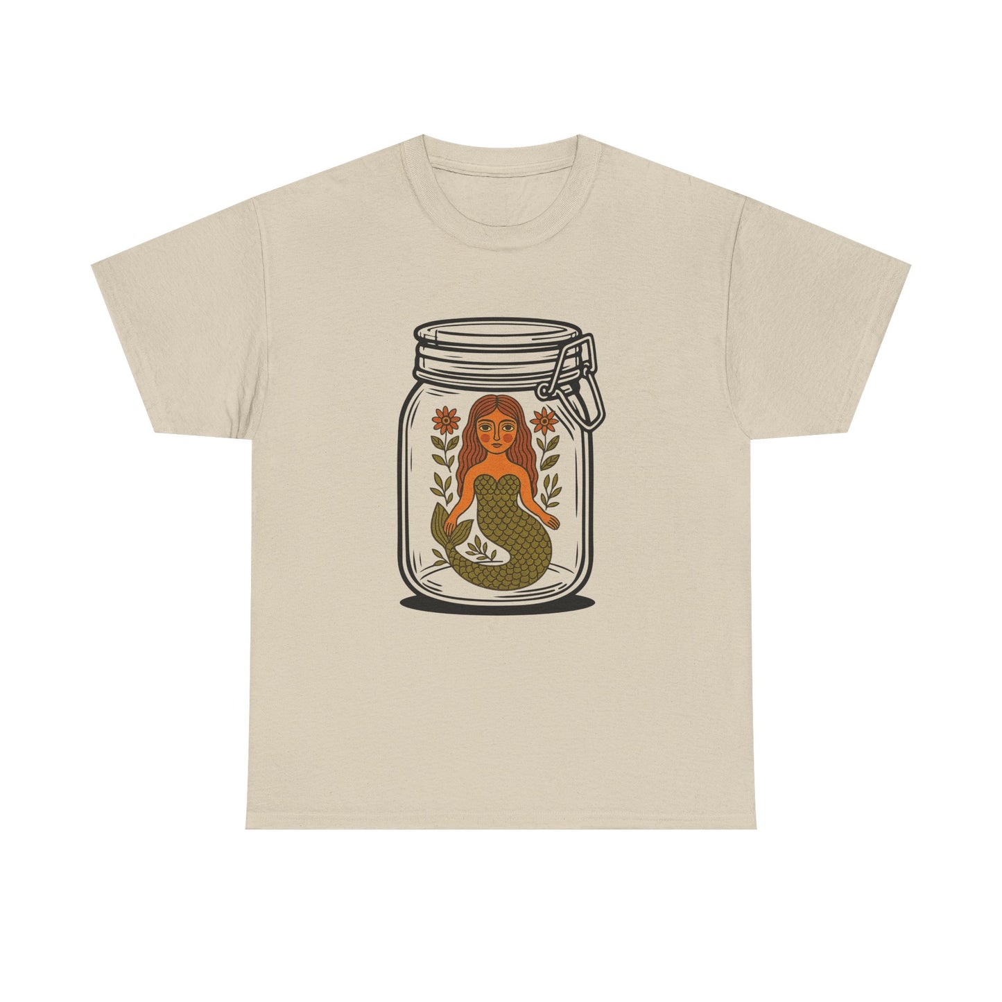 Whimsical Mermaid in a Jar t-shirt