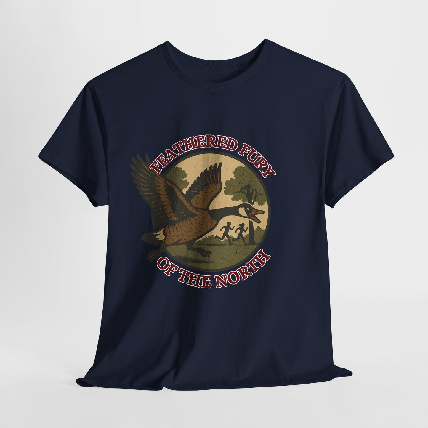 Feathered Fury of the North T-Shirt, Nature Lover Tee, Unisex Cotton Shirt, Outdoor Adventure Wear, Wildlife Enthusiast Gift