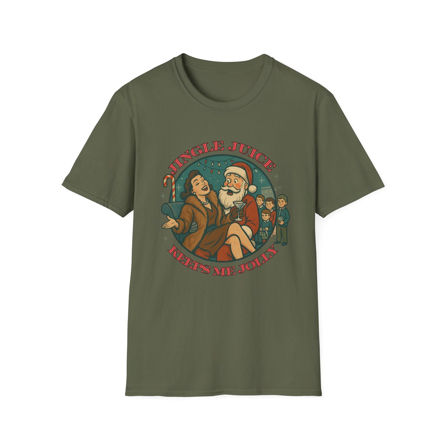Christmas Tee, Jingle Juice Makes Me Jolly,T-Shirt
