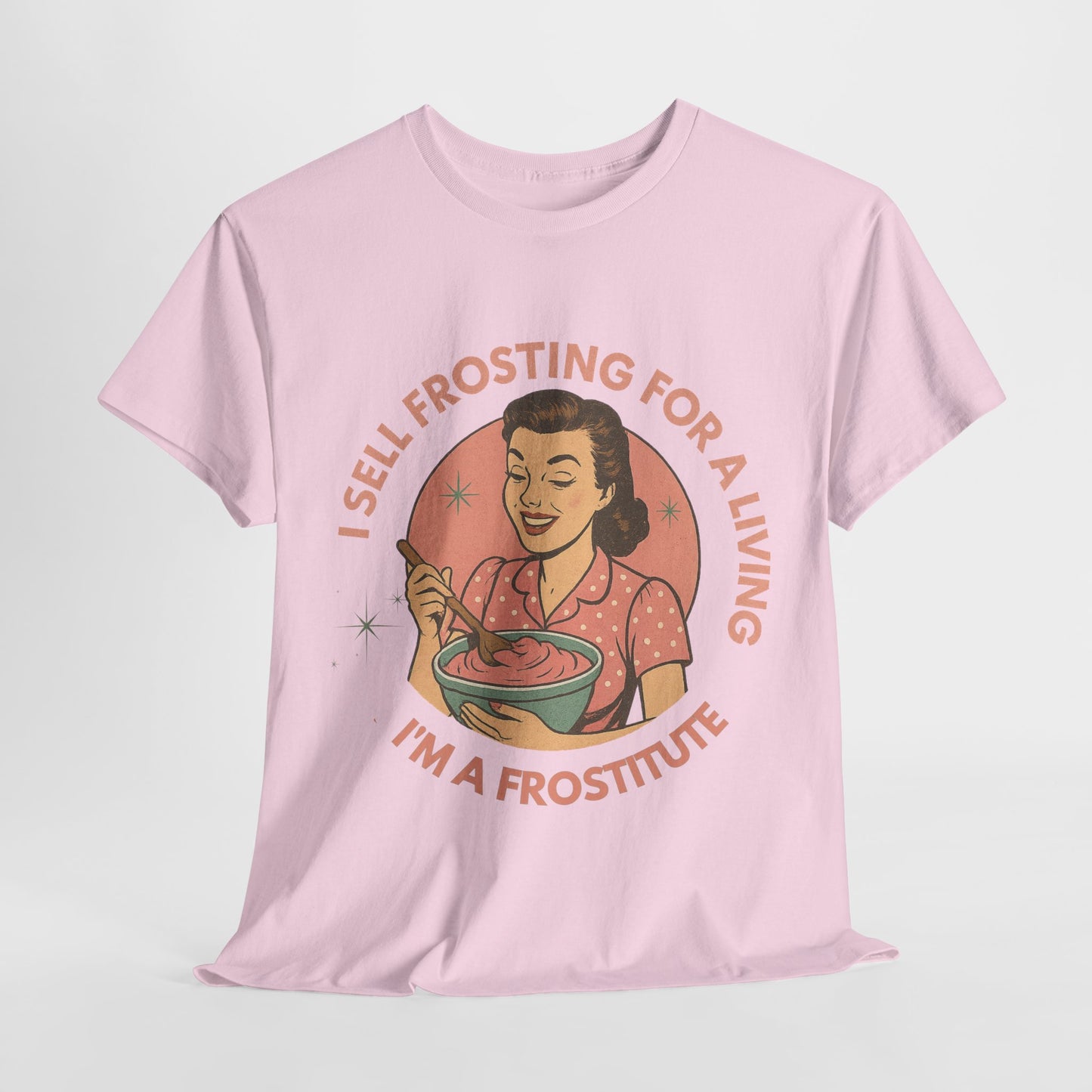 Funny Foodie Tee with Playful Frosting Design, Unisex T-Shirt, Baking Humor Shirt, Gift for Bakers, Food Lover Apparel, Gag Gift Idea
