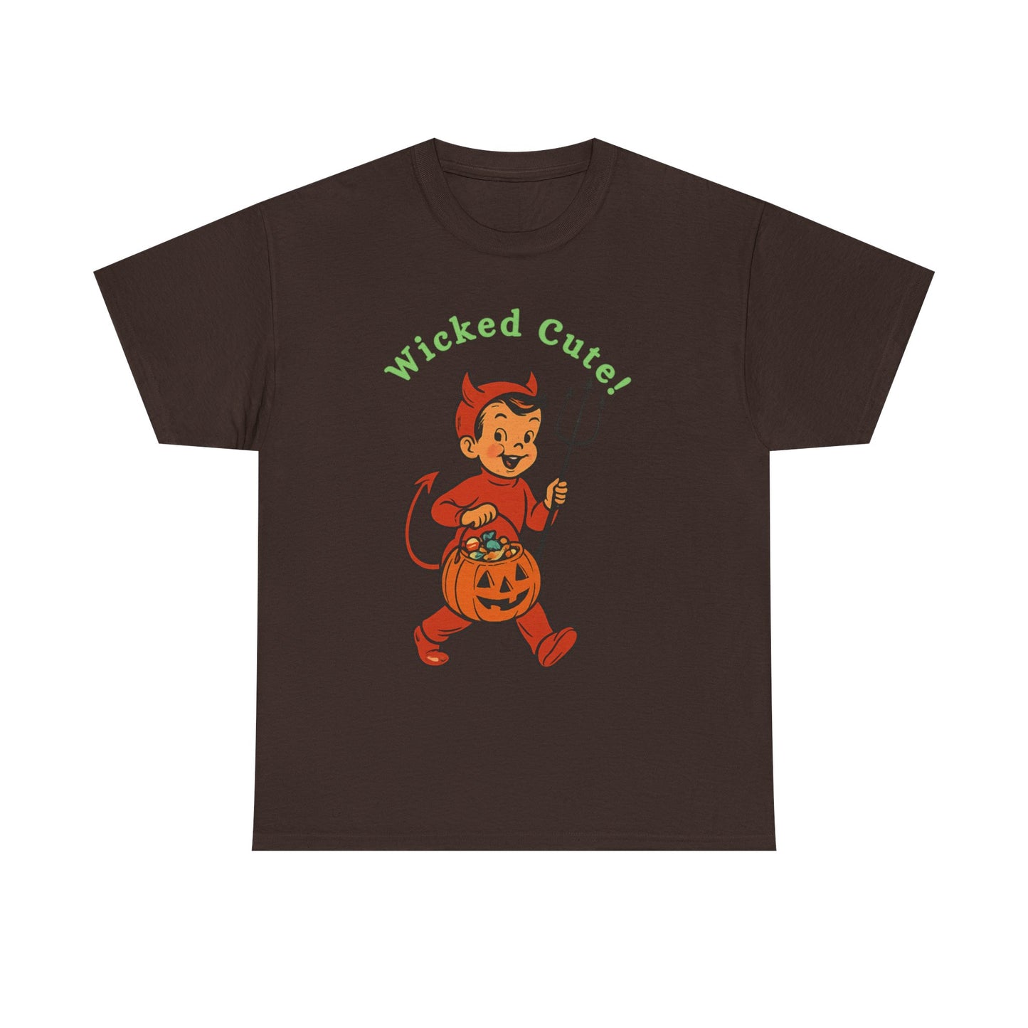 Wicked Cute Little Devil ,Halloween Tee, Unisex tee, Spooky Season Apparel, Cute Devil T-Shirt, Trick or Treat Top, Halloween Costume