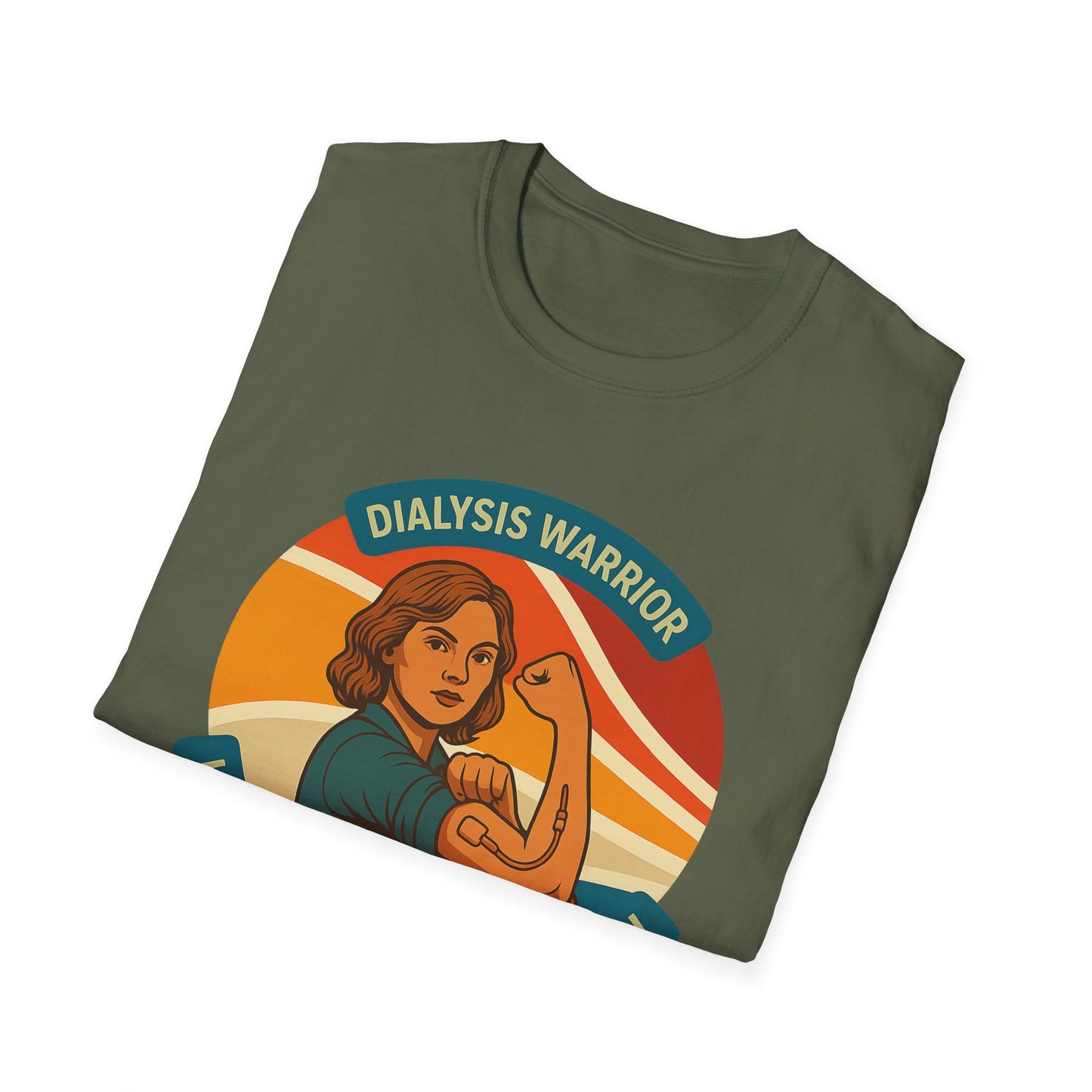Dialysis Warriors Unisex T-Shirt, Keeping Hope in Circulation, Moonwoven by Luna, Awareness Apparel for Fighters, Chronic Illness Support