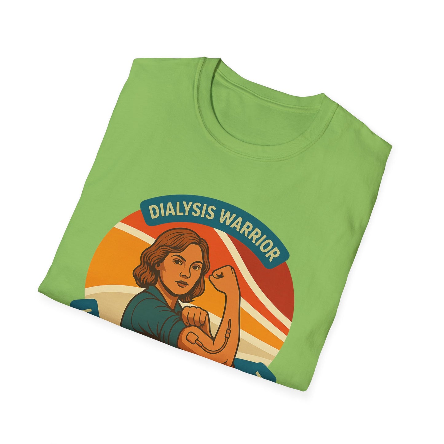 Dialysis Warriors Unisex T-Shirt, Keeping Hope in Circulation, Moonwoven by Luna, Awareness Apparel for Fighters, Chronic Illness Support