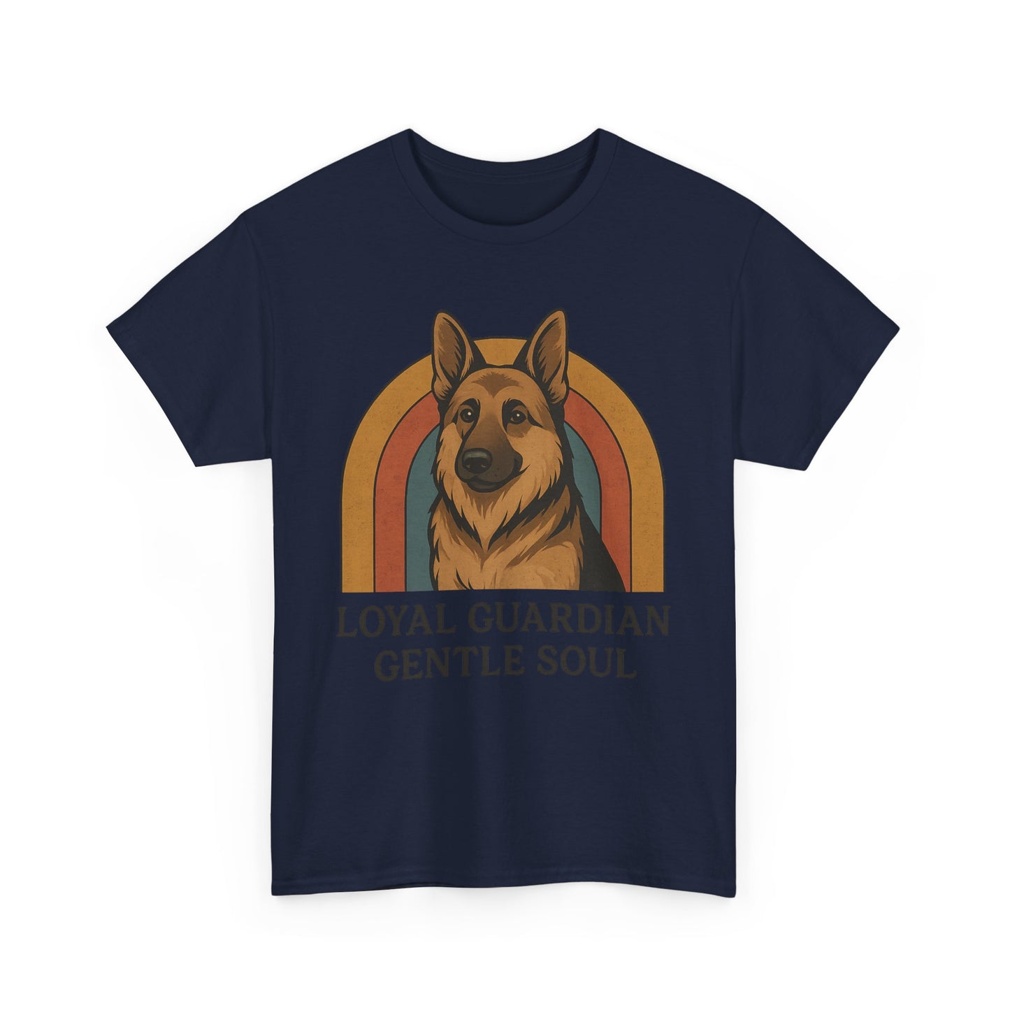 German Shepherd, Loyal Guardian Tee - Unisex Heavy Cotton Shirt, Perfect for Dog Lovers, Animal Lovers, Casual Wear