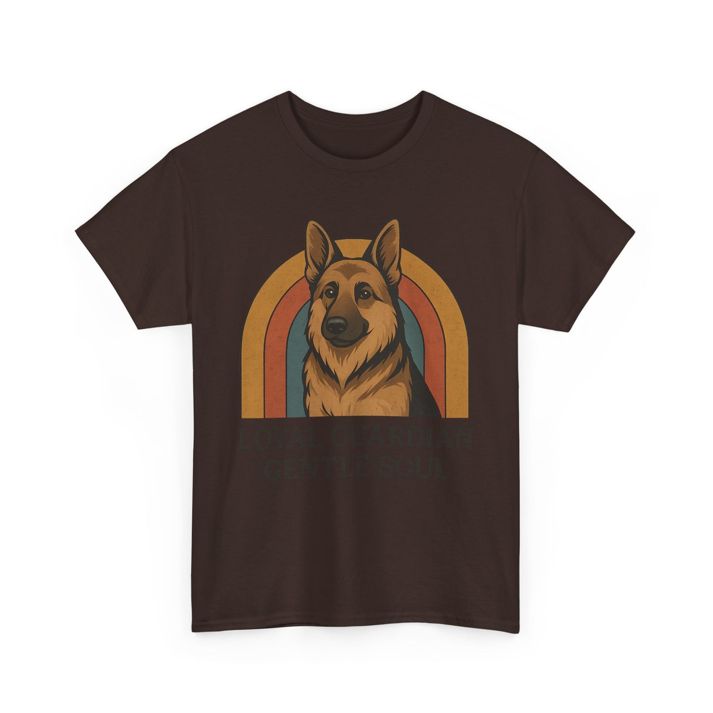 German Shepherd, Loyal Guardian Tee - Unisex Heavy Cotton Shirt, Perfect for Dog Lovers, Animal Lovers, Casual Wear