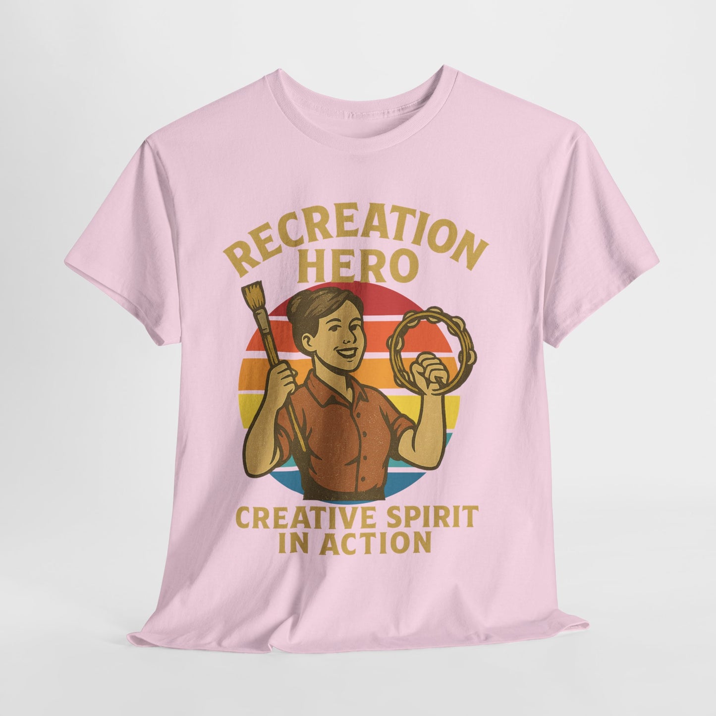 T-Shirt Recreation Hero Unisex Heavy Cotton Tee by Moonwoven by Luna