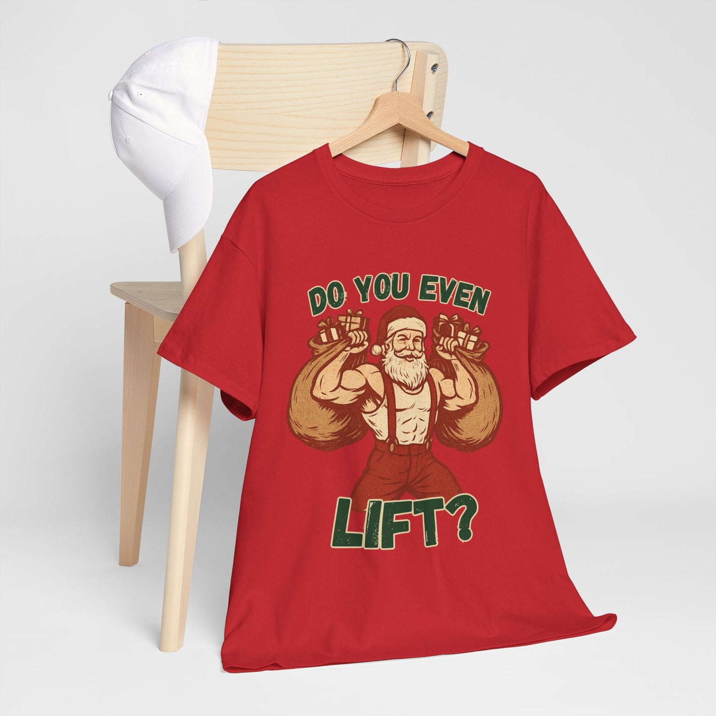 Santa Claus Do you even Lift? Body builders christmas shirt