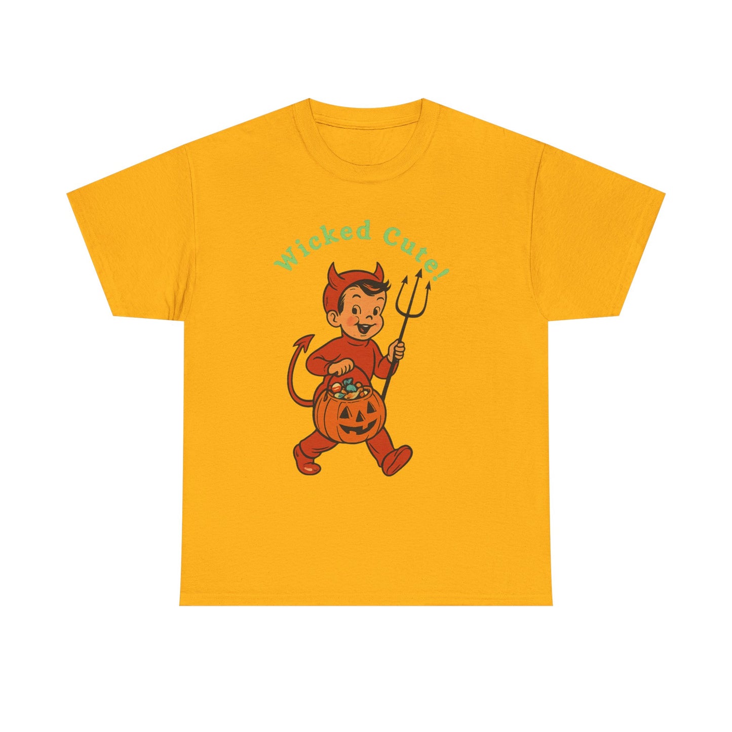 Wicked Cute Little Devil ,Halloween Tee, Unisex tee, Spooky Season Apparel, Cute Devil T-Shirt, Trick or Treat Top, Halloween Costume